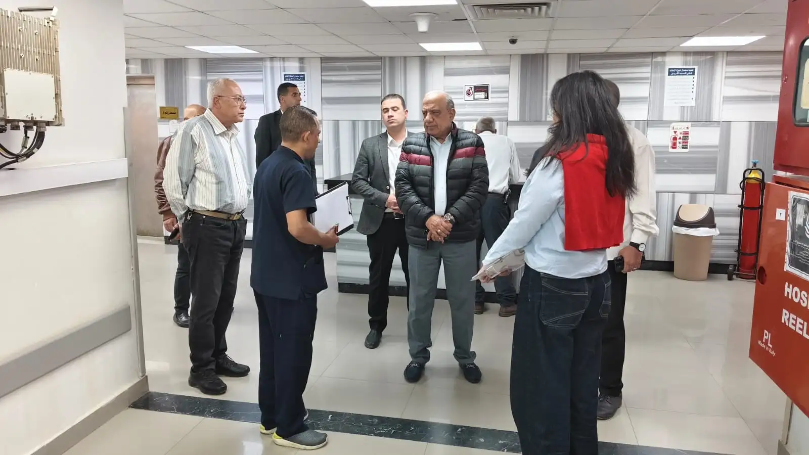 فى زيارة ميدانية مفاجئة …''وزير الكهرباء'' يتفقد مستشفى الكهرباء بمنطقة ألماظة ويتابع سير العمل ويطمئن على تقديم الخدمات الصحية خلال الاجازات الرسمية