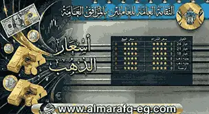 اسعار الذهب اليوم الاحد الموافق 19 ابريل 2026